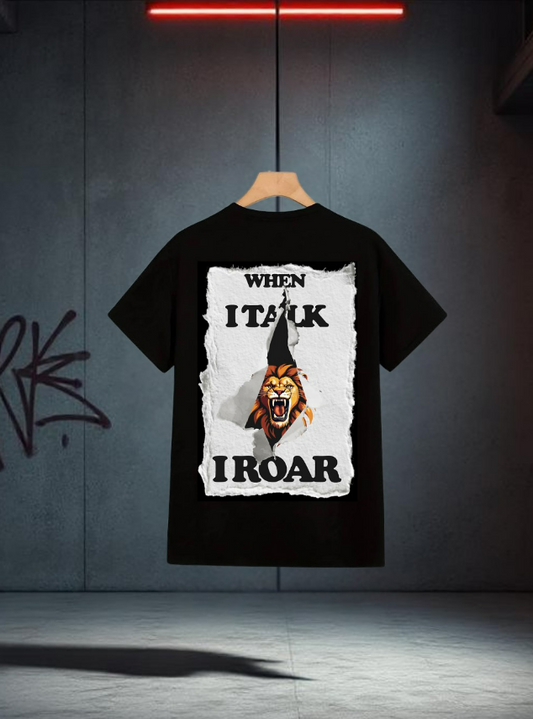 "I Roar" Statement Graphic Tee – Unleash the Power